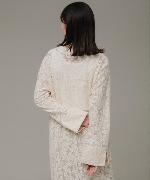 URBAN RESEARCH Sonny Label（アーバンリサーチサニーレーベル）の「レースロングワンピース（ワンピース・レディース・スミクロ/ホワイト系その他・FREE）」の12枚目の写真