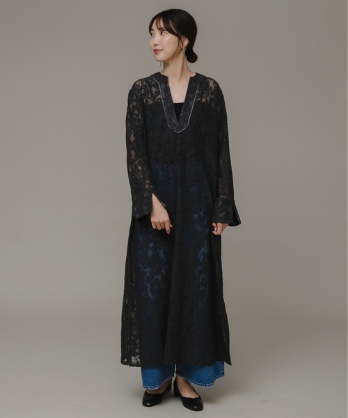 URBAN RESEARCH Sonny Label（アーバンリサーチサニーレーベル）の「レースロングワンピース（ワンピース・レディース・スミクロ/ホワイト系その他・FREE）」の15枚目の写真