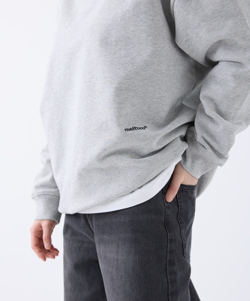 meltum（メルタム）の「US COTTON HEAVEY SWEAT CREW（スウェット・メンズ・アッシュグレー/ブラック/ネイビー/グレー・SMALL/MEDIUM/LARGE/X-LARGE）」の22枚目の写真