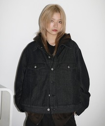 MSG/ヴィンテージ加工ルーズシルエットデニムジャケット