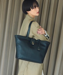 【Breath TOPKAPI】RIPPLE LOCK リプルロック レザーコンビ トート バッグ