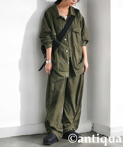 antiqua（アンティカ）の「タックパンツ（その他パンツ・レディース・カーキ/ブラック/グレー・R/P）」の22枚目の写真