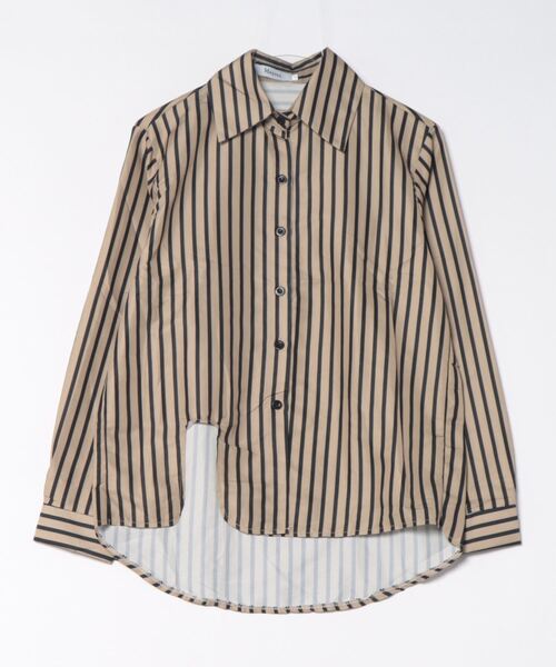 Mayree(メイリー)の「【Mayree】ストライプ カットデザイン シャツ(シャツ/ブラウス・レディース・ストライプ・SMALL/MEDIUM/LARGE)」の5枚目の写真