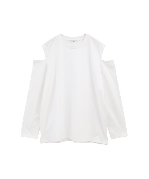 CLANE（クラネ）の「SHOULDER CUT TOPS（Tシャツ/カットソー）」 - WEAR