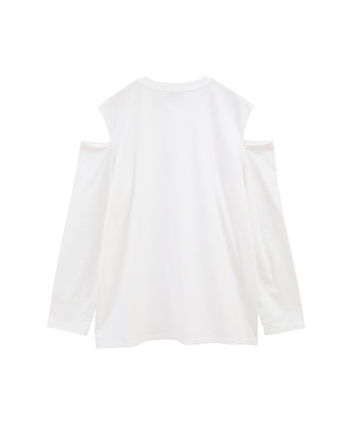 CLANE（クラネ）の「SHOULDER CUT TOPS（Tシャツ/カットソー