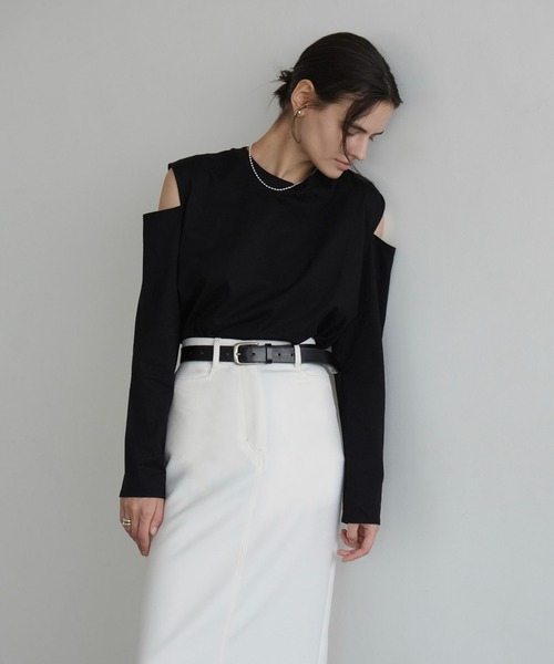 正規品　CLANE SHOULDER CUT TOPS CLANE（クラネ）の「SHOULDER CUT TOPS（Tシャツ/カットソー