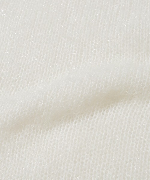 flower（フラワー）の「プレシャスルーズニット（ニット/セーター・レディース・ベージュ/ホワイト・FREE）」の9枚目の写真