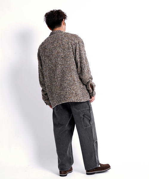 bal(バル)の「【BAL / バル】LOOSE FIT DENIM WORK PANT(デニムパンツ・メンズ・ブラック/ネイビー・1/2)」の9枚目の写真