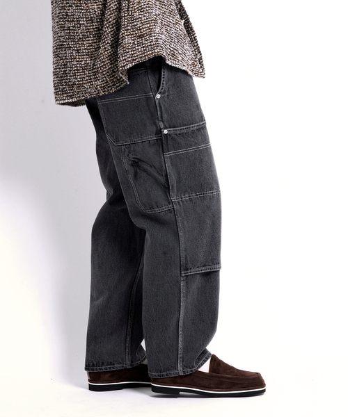 bal(バル)の「【BAL / バル】LOOSE FIT DENIM WORK PANT(デニムパンツ・メンズ・ブラック/ネイビー・1/2)」の18枚目の写真