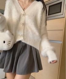 COMON＋（コモンプラス）の「バレエコアシャギーモヘア調クロップド丈カーディガン（カーディガン/ボレロ）」