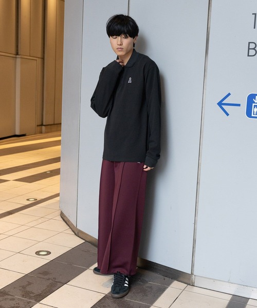 ALAND(エーランド)の「【UNISEX】ALAND/Aロゴワッペンポロ(ポロシャツ・レディース・ブラック/グレー/ホワイト・SMALL/LARGE)」の4枚目の写真