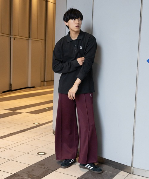 ALAND(エーランド)の「【UNISEX】ALAND/Aロゴワッペンポロ(ポロシャツ・レディース・ブラック/グレー/ホワイト・SMALL/LARGE)」の5枚目の写真