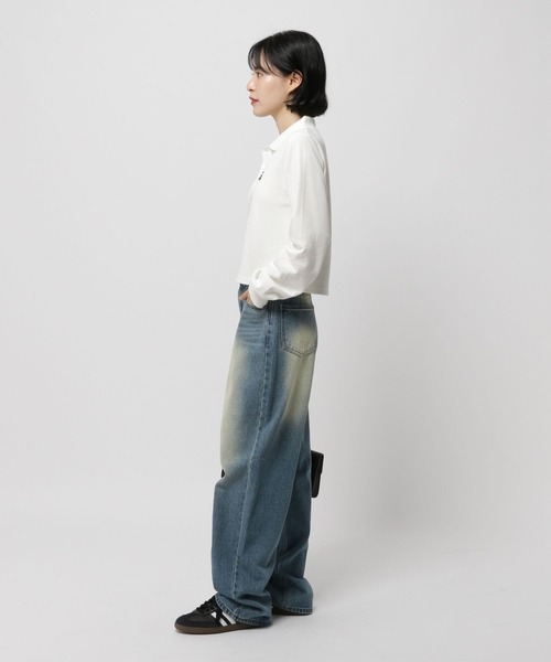 ALAND(エーランド)の「【UNISEX】ALAND/Aロゴワッペンポロ(ポロシャツ・レディース・ブラック/グレー/ホワイト・SMALL/LARGE)」の10枚目の写真