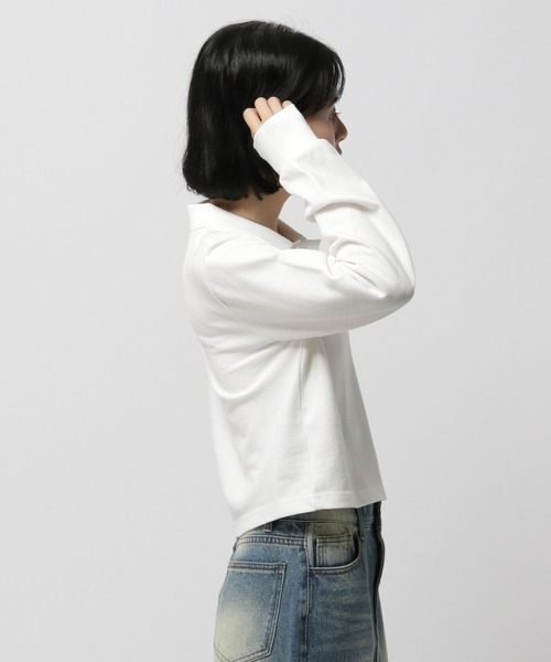 ALAND(エーランド)の「【UNISEX】ALAND/Aロゴワッペンポロ(ポロシャツ・レディース・ブラック/グレー/ホワイト・SMALL/LARGE)」の12枚目の写真