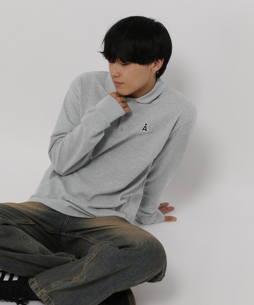 ALAND(エーランド)の「【UNISEX】ALAND/Aロゴワッペンポロ(ポロシャツ・レディース・ブラック/グレー/ホワイト・SMALL/LARGE)」の19枚目の写真