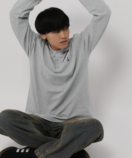 ALAND(エーランド)の「【UNISEX】ALAND/Aロゴワッペンポロ(ポロシャツ・レディース・ブラック/グレー/ホワイト・SMALL/LARGE)」の20枚目の写真