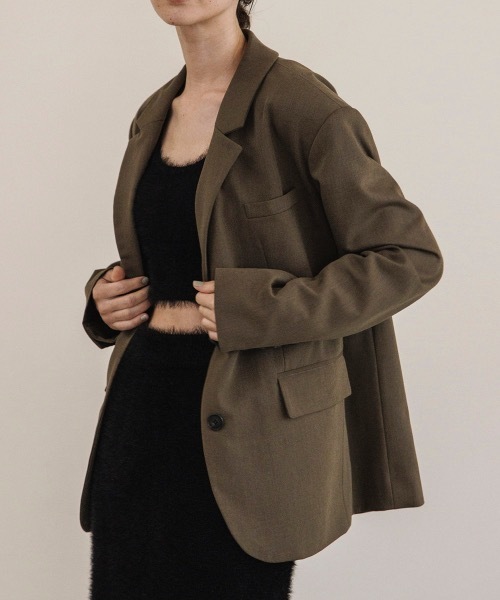 Bibiy. テーラードジャケット トップス Camphor wood ジャケット テーラードジャケット double breasted