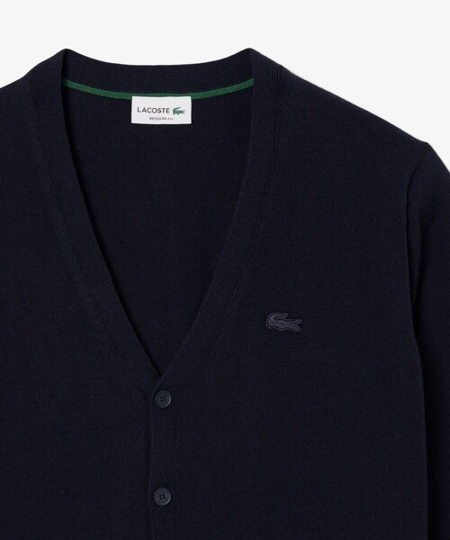 LACOSTE(ラコステ)の「エッセンシャルメリノウールカーディガン(カーディガン/ボレロ・メンズ・ブラック/グレー/ネイビー・4/3/2/5)」の19枚目の写真