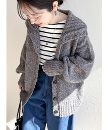 ミックスカルバンスタンドカーディガン