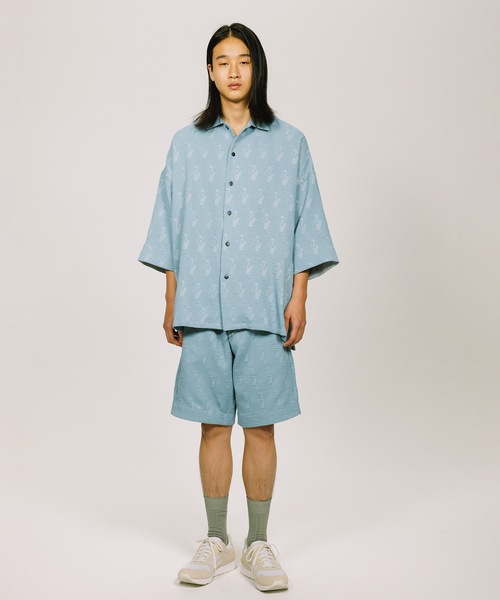 sneeuw（スニュウ）の「カット&フォールドシャツ（シャツ/ブラウス・レディース・アイボリー/サックスブルー・1/3）」の4枚目の写真