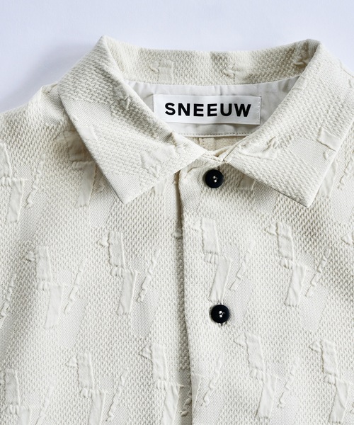 sneeuw（スニュウ）の「カット&フォールドシャツ（シャツ/ブラウス・レディース・アイボリー/サックスブルー・1/3）」の7枚目の写真