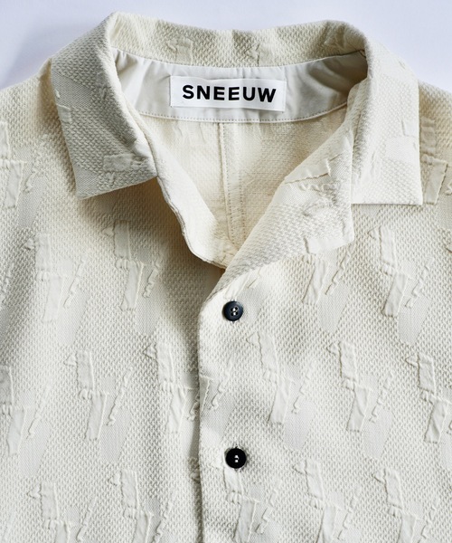 sneeuw（スニュウ）の「カット&フォールドシャツ（シャツ/ブラウス・レディース・アイボリー/サックスブルー・1/3）」の8枚目の写真