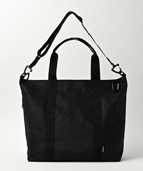 ADAM PATEK(アダムパテック)の「【ADAMPATEK/アダムパテック】firm polyester tote bag / ポリエステルビッグトートバッグ(トートバッグ・メンズ・ブラック/カーキ・F)」の4枚目の写真