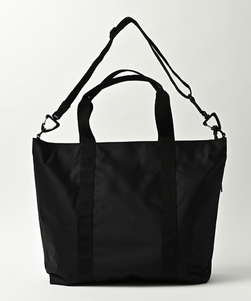 ADAM PATEK(アダムパテック)の「【ADAMPATEK/アダムパテック】firm polyester tote bag / ポリエステルビッグトートバッグ(トートバッグ・メンズ・ブラック/カーキ・F)」の5枚目の写真