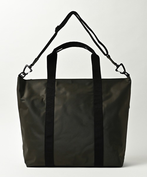ADAM PATEK(アダムパテック)の「【ADAMPATEK/アダムパテック】firm polyester tote bag / ポリエステルビッグトートバッグ(トートバッグ・メンズ・ブラック/カーキ・F)」の7枚目の写真