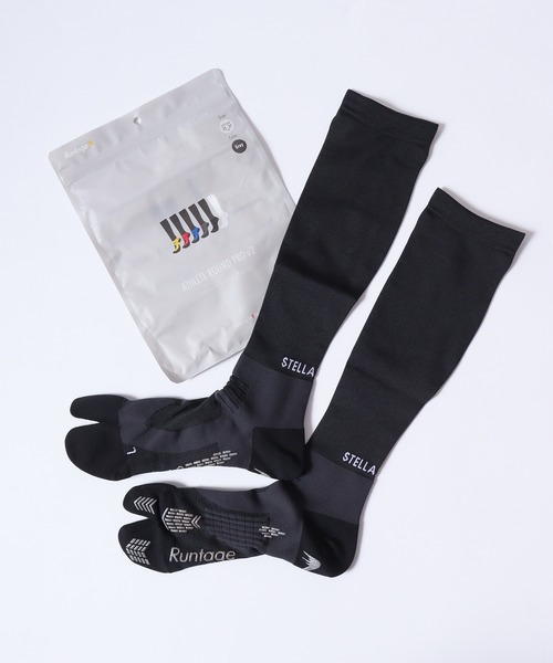☆ANEAW GOLF☆韓国 膝下　ロングソックス W) BLOCK KNEE SOCKS STOCKINGS | ANEW GOLF JAPAN公式