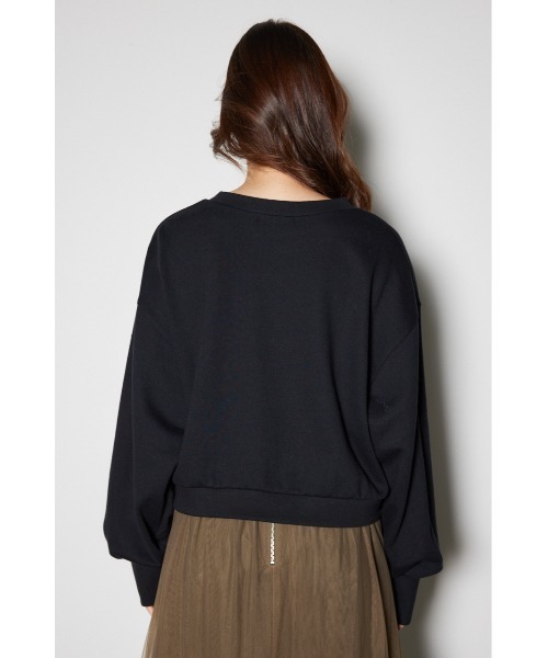 rienda(リエンダ)の「レースリボンモチーフスウェットトップス 春服 秋服 トレーナー(スウェット・レディース・ブラック/グレー/ピンク・FREE)」の15枚目の写真