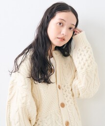 フィッシャーマンニットショート2WAYカーディガン