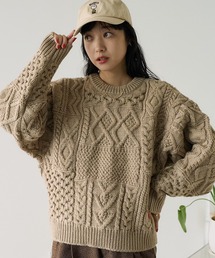 2WAYニットセーター/ カーディガン」に該当するトップス