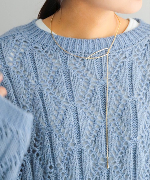 ラインチョーカーラリエット（ネックレス）｜rapiecage（ラピエサージュ）