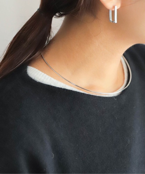ラインチョーカーラリエット（ネックレス）｜rapiecage（ラピエサージュ）