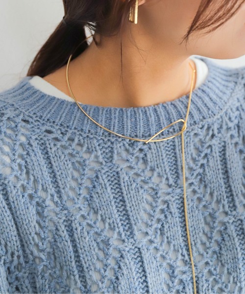 ラインチョーカーラリエット（ネックレス）｜rapiecage（ラピエサージュ）