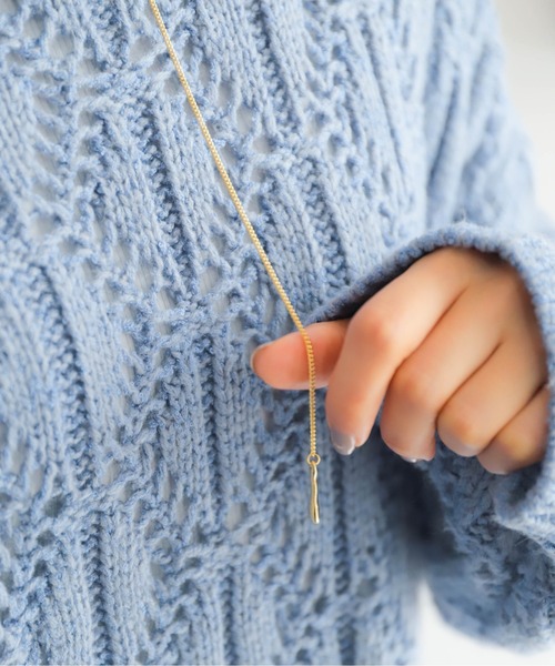 ラインチョーカーラリエット（ネックレス）｜rapiecage（ラピエサージュ）