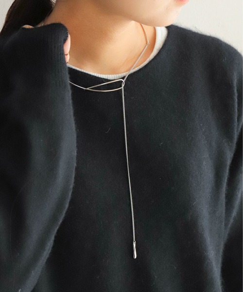 ラインチョーカーラリエット（ネックレス）｜rapiecage（ラピエサージュ）
