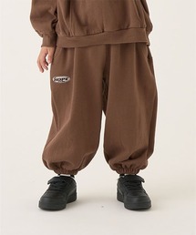 b・ROOM | 【セットアップ可能】【毛玉バイバイ裏起毛裏毛】切替えスウェットパンツ(スウェットパンツ)