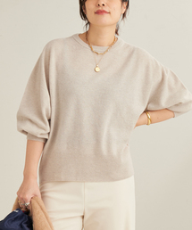 ファインウール クルーネック プルオーバー