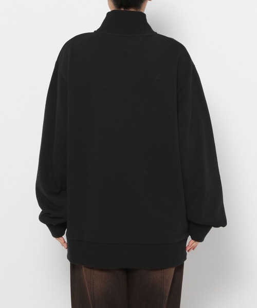 Anui（アニュイ）の「【UNISEX】ループロゴハイネックスウェット（スウェット・レディース・ブラック/杢グレー/ターコイズブルー・MEDIUM）」の6枚目の写真