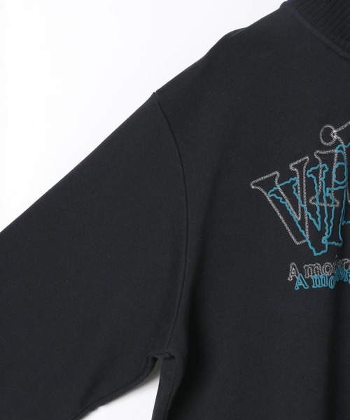 Anui（アニュイ）の「【UNISEX】ループロゴハイネックスウェット（スウェット・レディース・ブラック/杢グレー/ターコイズブルー・MEDIUM）」の9枚目の写真