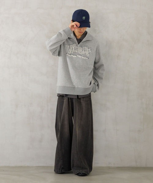 Anui（アニュイ）の「【UNISEX】ループロゴハイネックスウェット（スウェット・レディース・ブラック/杢グレー/ターコイズブルー・MEDIUM）」の16枚目の写真