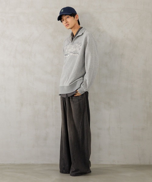 Anui（アニュイ）の「【UNISEX】ループロゴハイネックスウェット（スウェット・レディース・ブラック/杢グレー/ターコイズブルー・MEDIUM）」の17枚目の写真