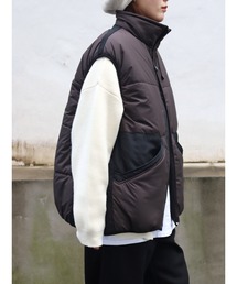 【LA PEAU DE GEM】TECH Padded Vest 88467544b_b_07_215.jpg
