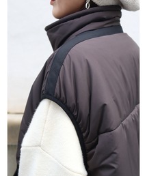 【LA PEAU DE GEM】TECH Padded Vest LA PEAU DE GEM（ラポドゥジェム）の「【LA PEAU DE GEM】TECH