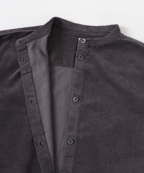 URBAN RESEARCH DOORS（アーバンリサーチドアーズ）の「『親子リンク』『UR TECH』コーデュロイシャツワンピース(KIDS)（ワンピース・キッズ・グレー/マスタード/ベージュ・135/120/105）」の15枚目の写真