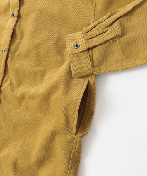 URBAN RESEARCH DOORS（アーバンリサーチドアーズ）の「『親子リンク』『UR TECH』コーデュロイシャツワンピース(KIDS)（ワンピース・キッズ・グレー/マスタード/ベージュ・135/120/105）」の19枚目の写真