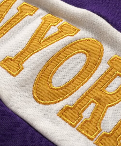 BREEZE（ブリーズ）の「【BREEZE NEW JACK】ハーフジップロゴトレーナー（スウェット・キッズ・パープル/レインボー・90/100/110/120/130/140/150/160）」の11枚目の写真