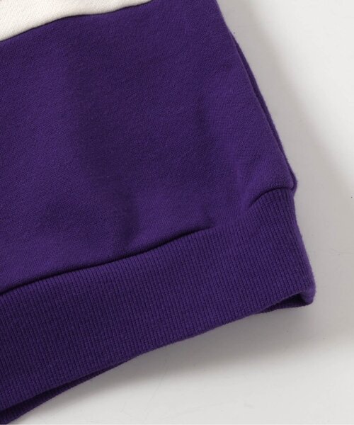 BREEZE（ブリーズ）の「【BREEZE NEW JACK】ハーフジップロゴトレーナー（スウェット・キッズ・パープル/レインボー・90/100/110/120/130/140/150/160）」の14枚目の写真
